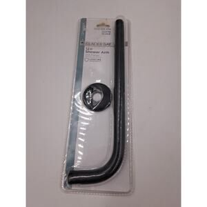 Glacier Bay 11-12 in. Raincan Shower Arm Matte Black 1009 685 474 (C)